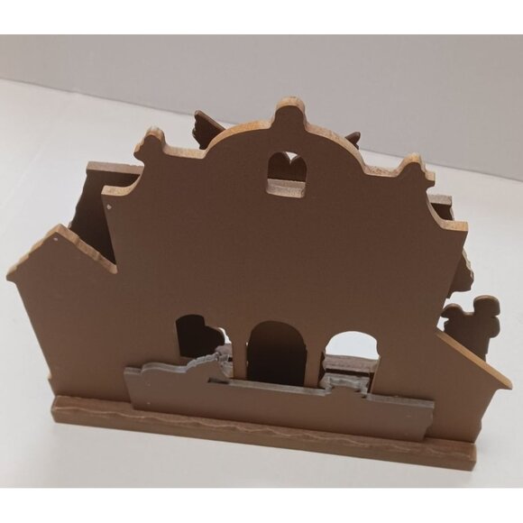 Rare Kurt Adler Dimensional Wooden Nativity Set NEW - Picture 2 of 4